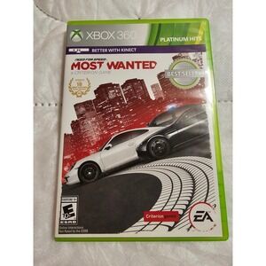 Need For Speed Most Wanted‎ Xbox 360 Game Platinum Hits Racing Criterion